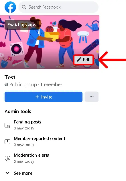 comment changer la bannière Facebook en groupe ?