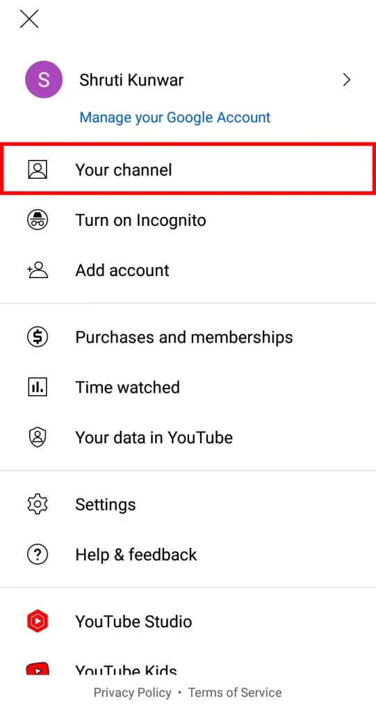 Comment copier un lien de ma chaîne YouTube ?