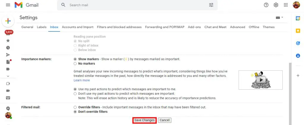 comment trouver des e-mails non lus dans Gmail