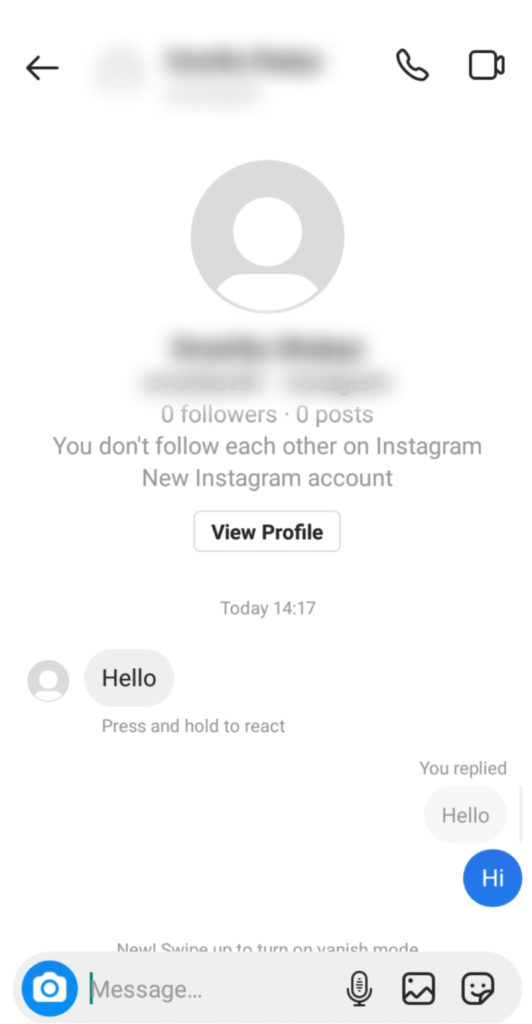 Comment répondre à un message spécifique sur Instagram en utilisant le téléphone ?