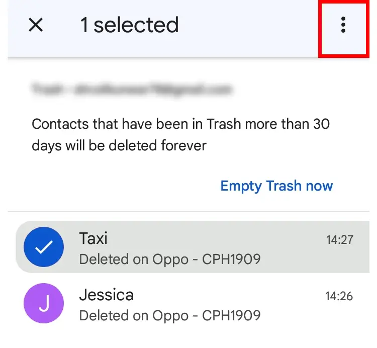 Comment récupérer des contacts supprimés dans Gmail ?