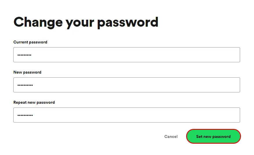 Comment changer votre mot de passe Spotify ?
