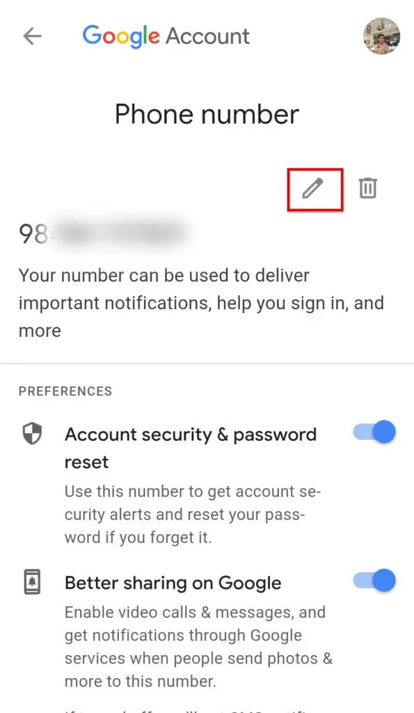 Comment changer de numéro de téléphone dans Gmail ?