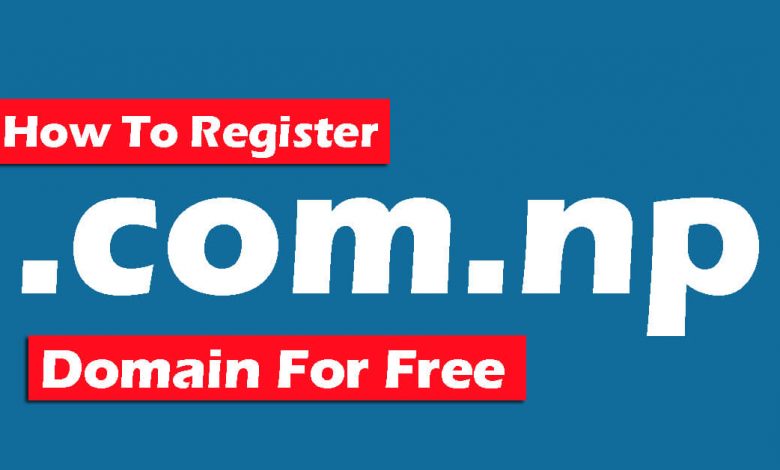 Comment enregistrer gratuitement un domaine .com.np au Népal ?