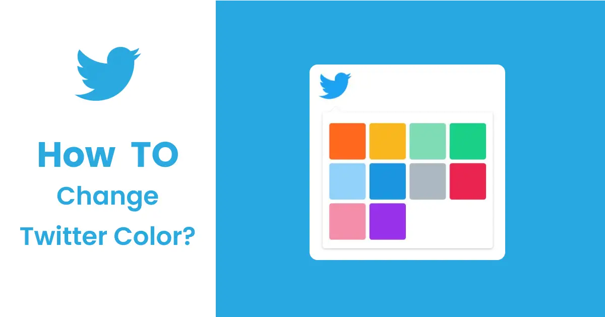 Comment changer la couleur de Twitter ?