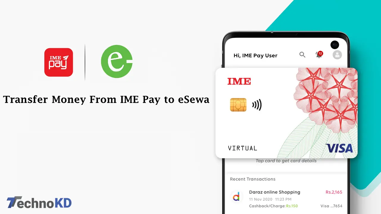 Comment transférer de l'argent d'IME Pay vers eSewa ?