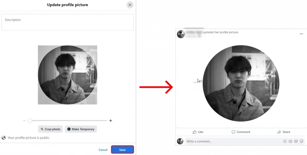 Comment changer l'image de profil sur Facebook à l'aide d'un PC ?