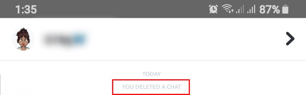 Comment supprimer un message Snapchat ?