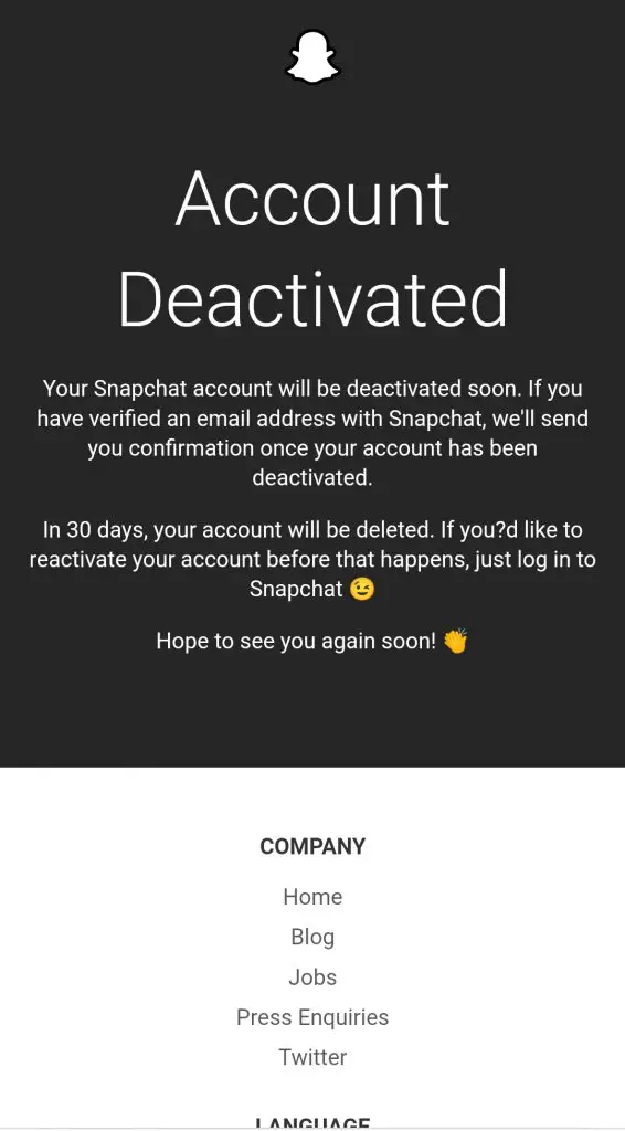 Comment désactiver Snapchat ?