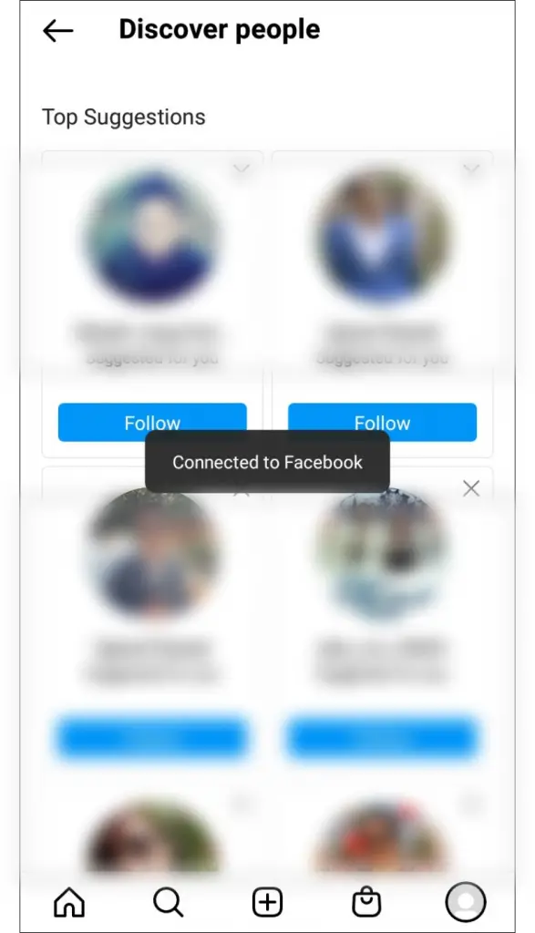 Comment trouver des contacts sur Instagram via Facebook ?