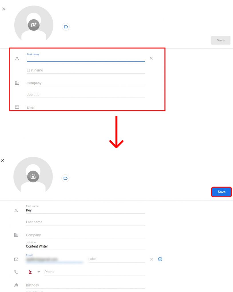 Comment ajouter des contacts dans Gmail ?