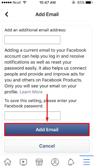 Comment changer l'e-mail sur Facebook ?