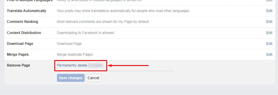 Comment supprimer une page d'entreprise Facebook ?